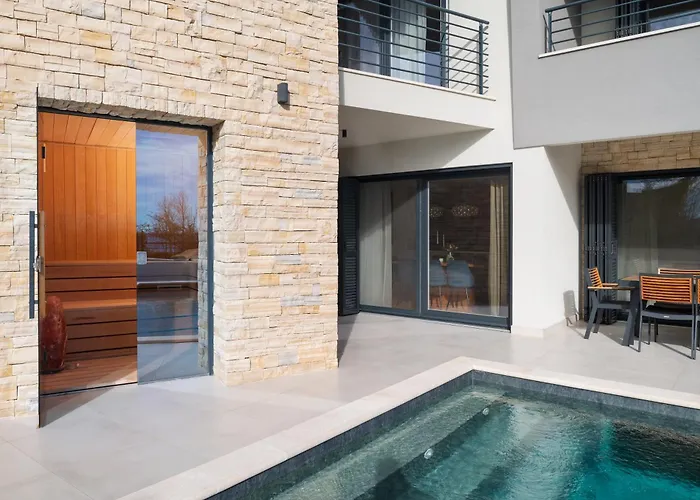 Roca With Heated Pool And Sauna Vila *