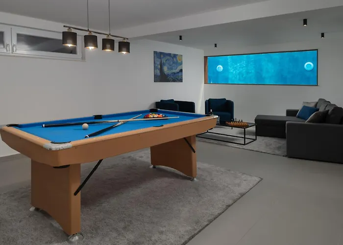 Roca With Heated Pool And Sauna Vila Privlaka (Zadar)